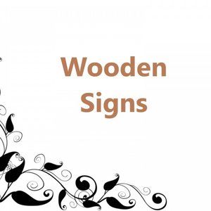 Hand Painted Wooden Signs